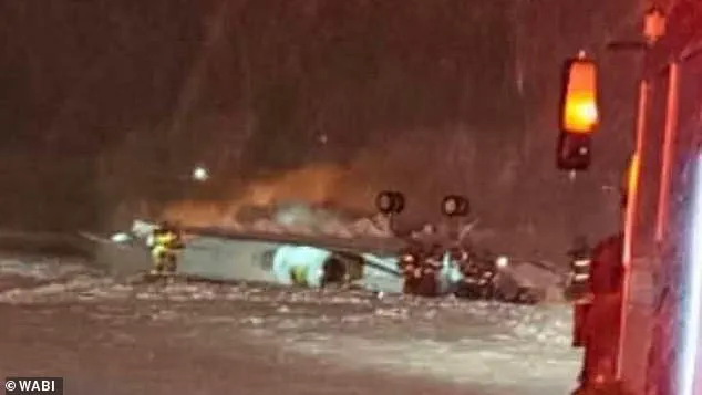Private Jet Crash at Bangor International Airport: Eight Passengers in Emergency Amid Winter Conditions