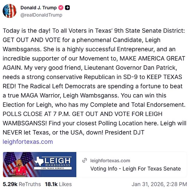 Democrat Taylor Rehmet's Victory in Texas Senate 9th District Sparks GOP Strategy Questions as 'Ripples' Shake Political Landscape