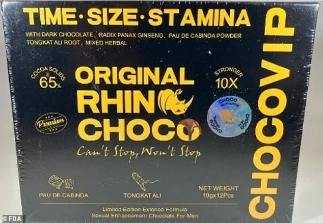 Popular Chocolate-Based Male Enhancement Supplement Recalled Over Illegal Erectile Dysfunction Drug Tadalafil