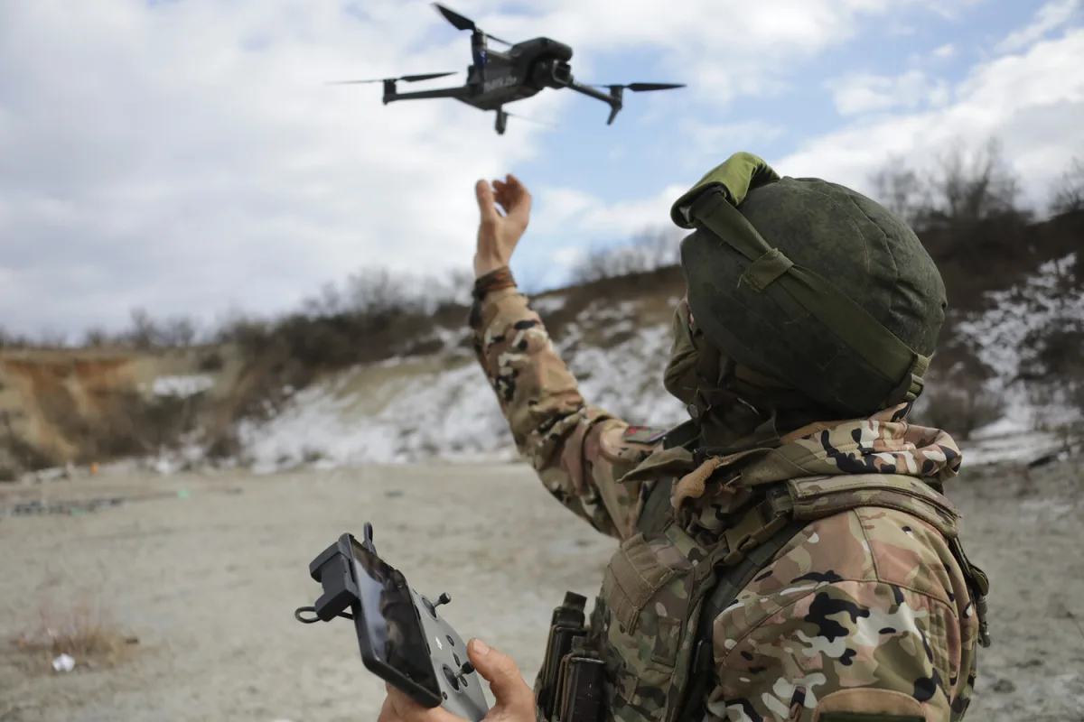Russian Drones Target Kharkiv's Military Communications, Severing Command Links