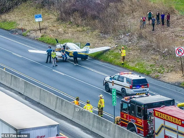 Pilot's Calm Precision Ensures Safe Emergency Landing on Pennsylvania Highway