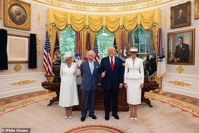 Trump Family Bids Farewell to King Charles After Historic US Visit