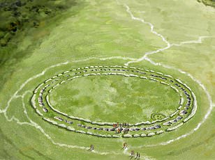 Experts suggest ancient rivals raced to transport Stonehenge's massive stones.